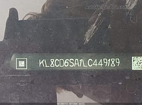 KL8CD6SA1LC449189 2020 CHEVROLET SPARK Красный Вид подкапотного пространства