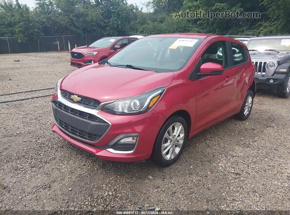 KL8CD6SA1LC449189 2020 CHEVROLET SPARK Красный Передняя левая четверть