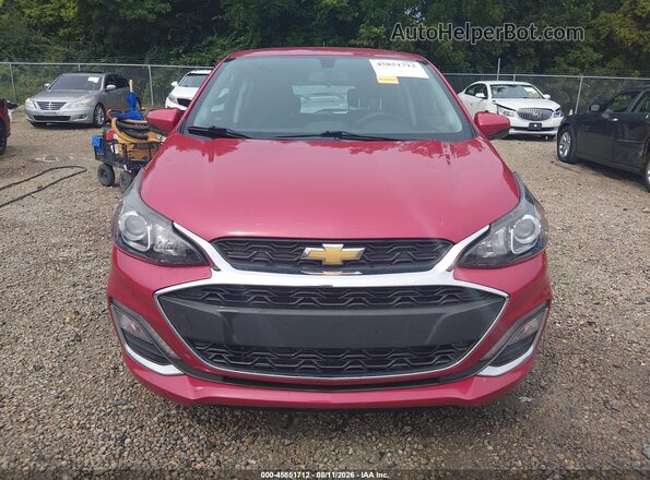 KL8CD6SA1LC449189 2020 CHEVROLET SPARK Красный Вид щитка приборов