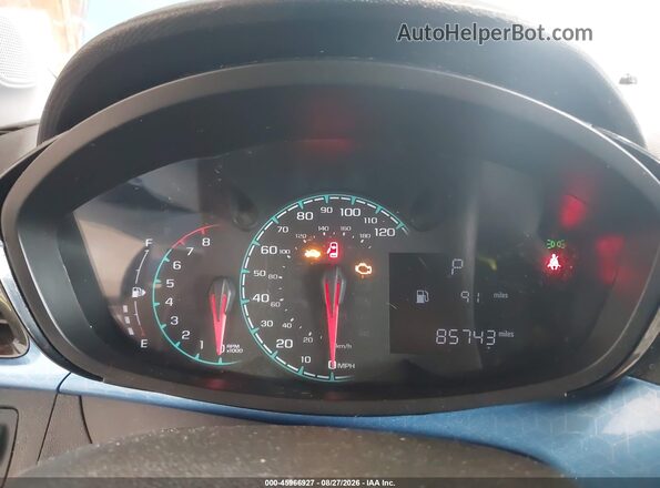 KL8CD6SA2HC795212 2017 CHEVROLET SPARK Light Blue Вид задніх сидінь