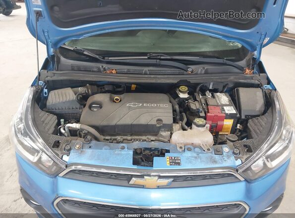KL8CD6SA2HC795212 2017 CHEVROLET SPARK Light Blue Вид ззаду