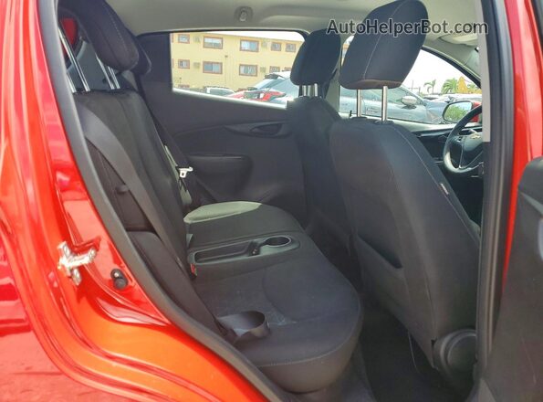 KL8CD6SA2LC442767 2020 CHEVROLET SPARK Red Rear seats view