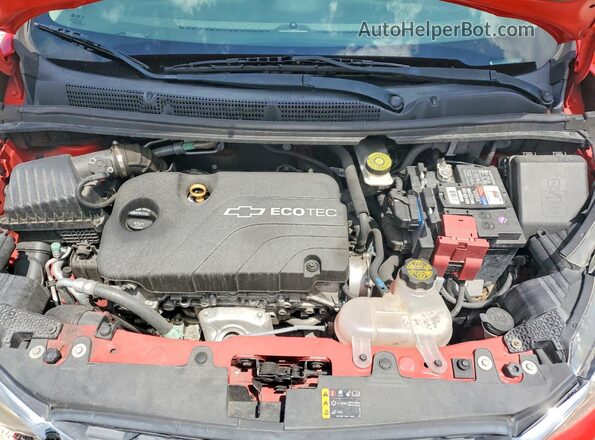 KL8CD6SA2LC442767 2020 CHEVROLET SPARK Red Rear interior view