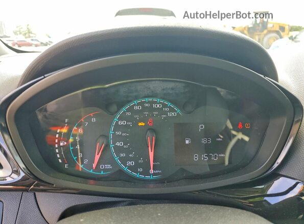 KL8CD6SA2LC442767 2020 CHEVROLET SPARK Red Instrument cluster view