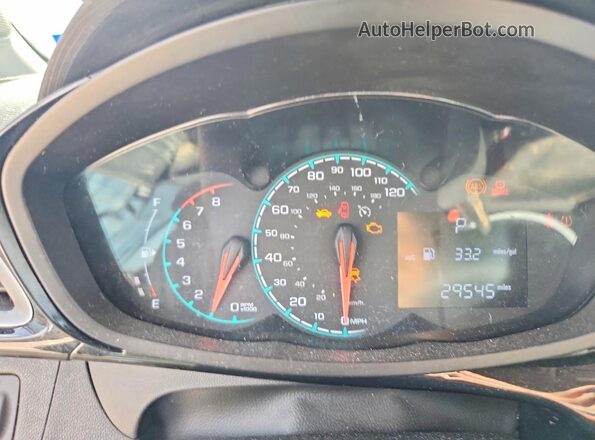 KL8CD6SA2LC444342 2020 CHEVROLET SPARK White Вид щитка приладів