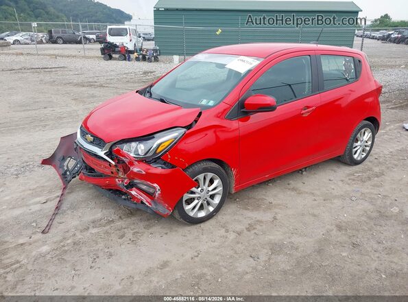 KL8CD6SA2MC739250 2021 CHEVROLET SPARK Красный Передняя левая четверть