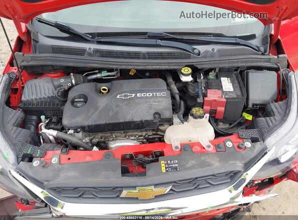 KL8CD6SA2MC739250 2021 CHEVROLET SPARK Красный Вид сзади