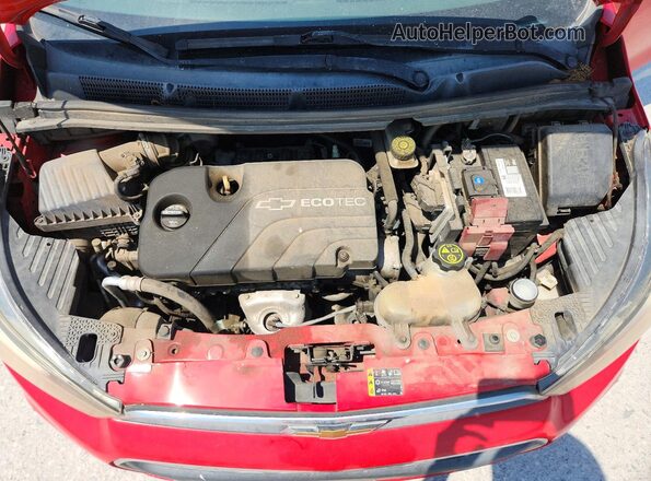 KL8CD6SA3HC718901 2017 CHEVROLET SPARK Red Սալոնի հետևի տեսք