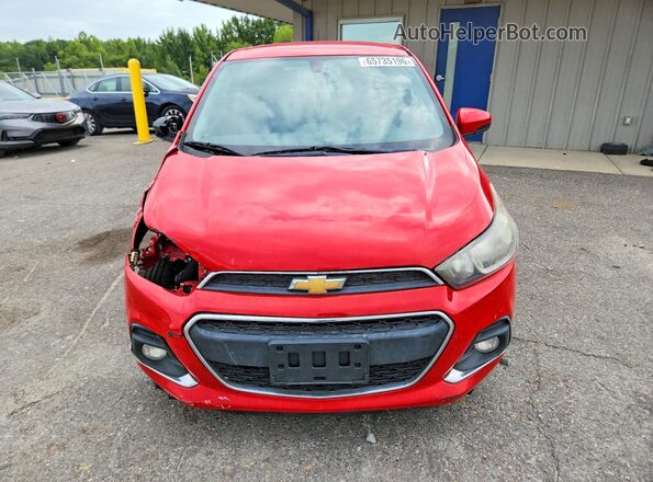 KL8CD6SA4GC605585 2016 CHEVROLET SPARK Red Front view