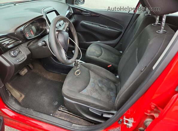 KL8CD6SA4GC605585 2016 CHEVROLET SPARK Red Front interior view