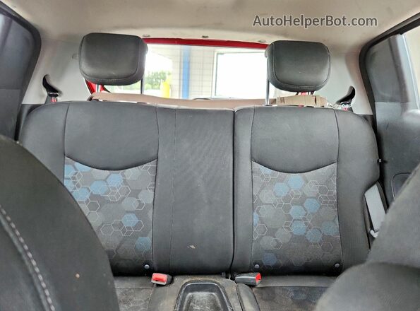 KL8CD6SA4GC605585 2016 CHEVROLET SPARK Red Rear seats view