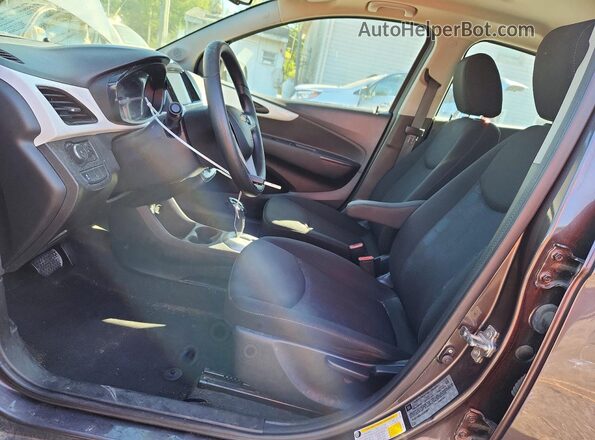 KL8CD6SA4GC620877 2016 CHEVROLET SPARK Gray Widok wnętrza z przodu