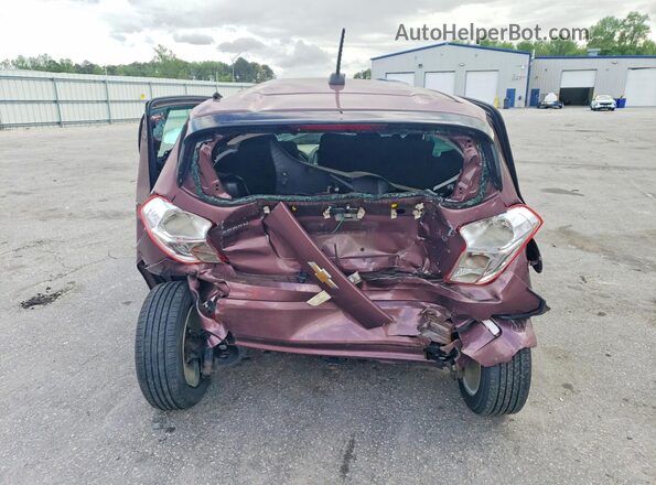 KL8CD6SA4LC448778 2020 CHEVROLET SPARK Maroon Widok z tyłu