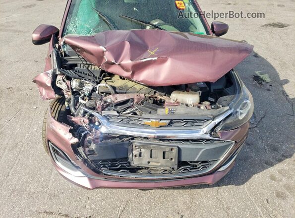 KL8CD6SA4LC448778 2020 CHEVROLET SPARK Maroon Widok wnętrza z tyłu