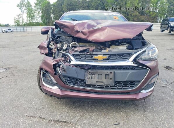 KL8CD6SA4LC448778 2020 CHEVROLET SPARK Maroon Widok z przodu