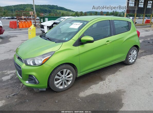 KL8CD6SA5GC577280 2016 CHEVROLET SPARK Green Передня ліва чверть