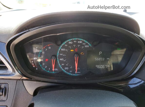KL8CD6SA5LC408998 2020 CHEVROLET SPARK White Instrument cluster view