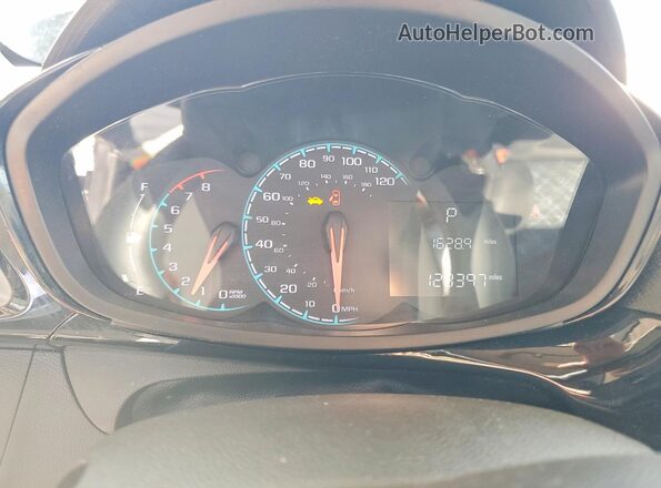 KL8CD6SA5LC416437 2020 CHEVROLET SPARK Black Widok zestawu wskaźników