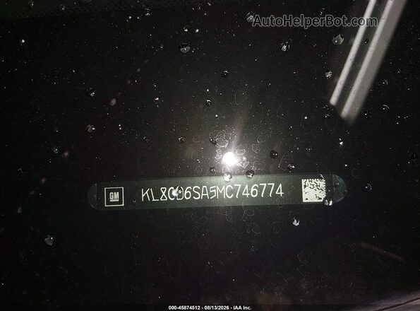KL8CD6SA5MC746774 2021 CHEVROLET SPARK Бежевый Вид подкапотного пространства