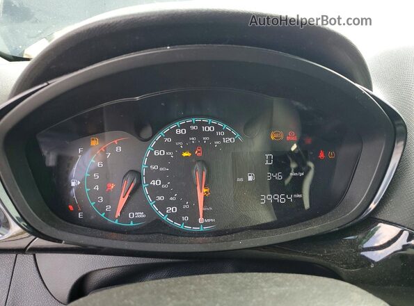 KL8CD6SA5NC035500 2022 CHEVROLET SPARK Black Widok zestawu wskaźników