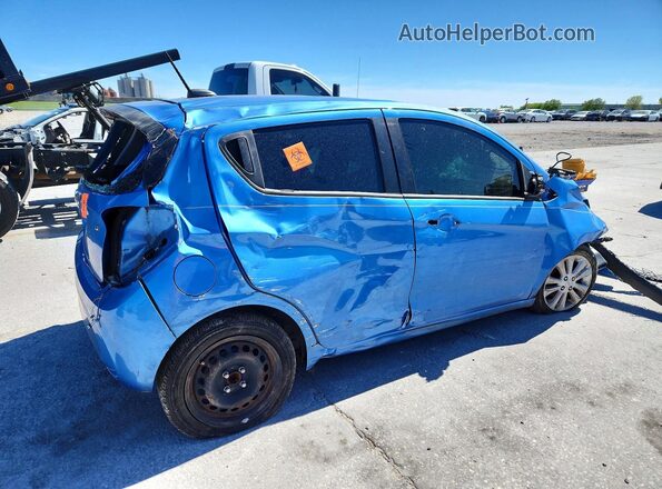KL8CD6SA6HC839549 2017 CHEVROLET SPARK Blue Задня права чверть