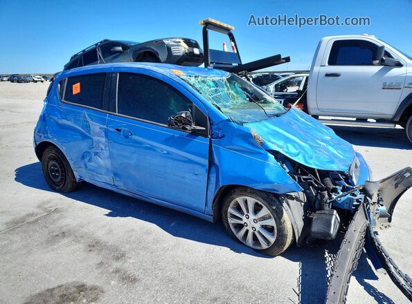 KL8CD6SA6HC839549 2017 CHEVROLET SPARK Blue Передня права чверть
