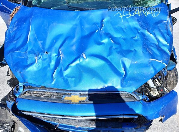 KL8CD6SA6HC839549 2017 CHEVROLET SPARK Blue Вид задньої частини салону