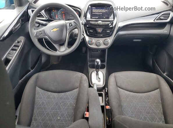 KL8CD6SA6KC725400 2019 CHEVROLET SPARK Blue Widok deski rozdzielczej