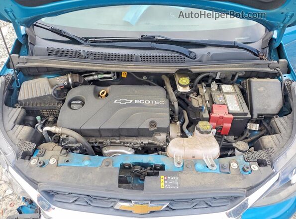 KL8CD6SA6KC725400 2019 CHEVROLET SPARK Blue Widok wnętrza z tyłu