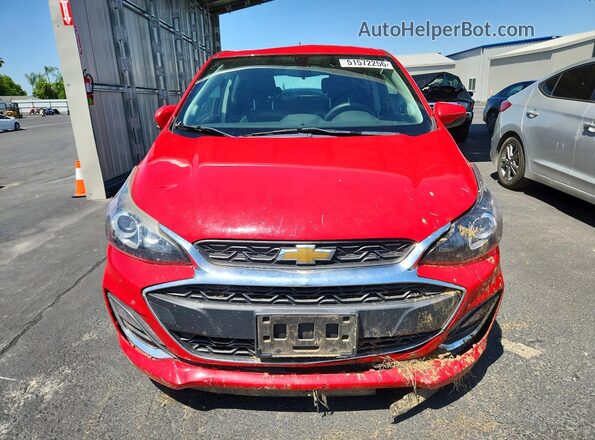 KL8CD6SA6LC428712 2020 CHEVROLET SPARK Red Widok z przodu