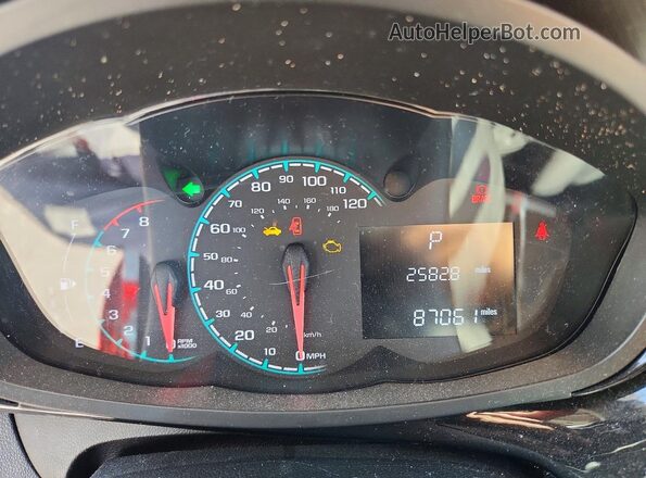 KL8CD6SA6LC428712 2020 CHEVROLET SPARK Red Widok zestawu wskaźników