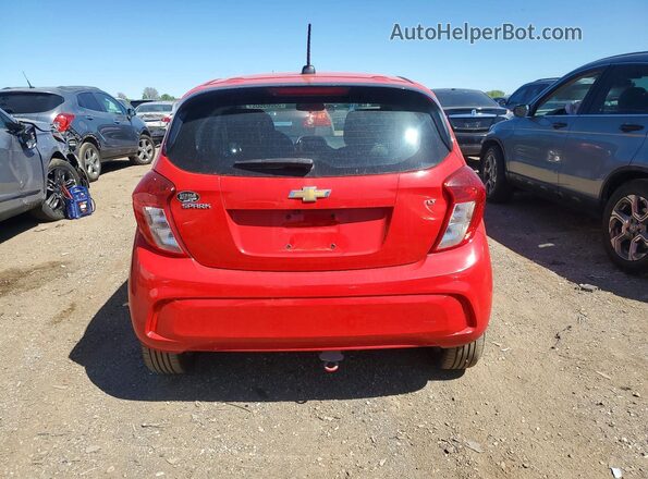 KL8CD6SA6MC718708 2021 CHEVROLET SPARK Red Вид ззаду