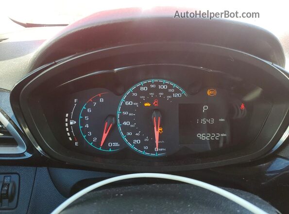 KL8CD6SA6MC718708 2021 CHEVROLET SPARK Red Вид щитка приладів