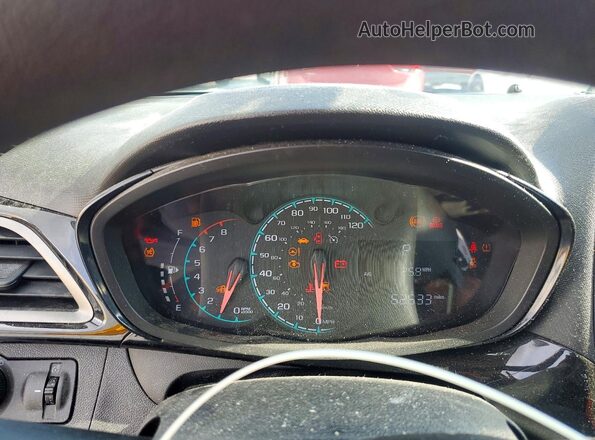 KL8CD6SA6NC011304 2022 CHEVROLET SPARK Blue ხელსაწყოთა პანელის ხედი