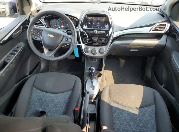KL8CD6SA6NC032136 2022 CHEVROLET SPARK Blue Vista del salpicadero