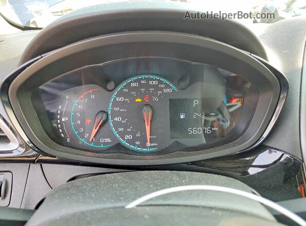KL8CD6SA6NC032136 2022 CHEVROLET SPARK Blue Vista del cuadro de instrumentos