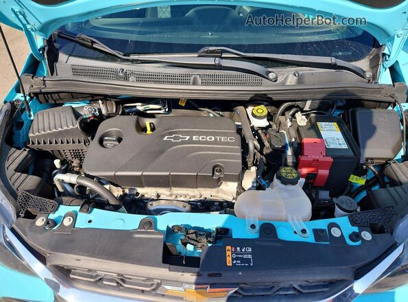 KL8CD6SA6NC033948 2022 CHEVROLET SPARK Blue Вид підкапотного простору