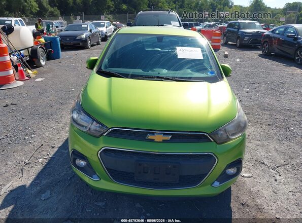 KL8CD6SA7GC575336 2016 CHEVROLET SPARK Green ხელსაწყოთა პანელის ხედი