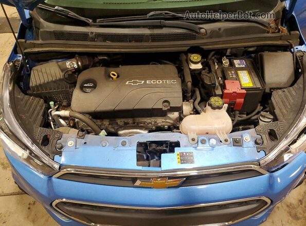 KL8CD6SA7JC422513 2018 CHEVROLET SPARK Blue Widok wnętrza z tyłu