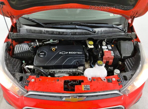 KL8CD6SA7JC456757 2018 CHEVROLET SPARK Red Սալոնի հետևի տեսք