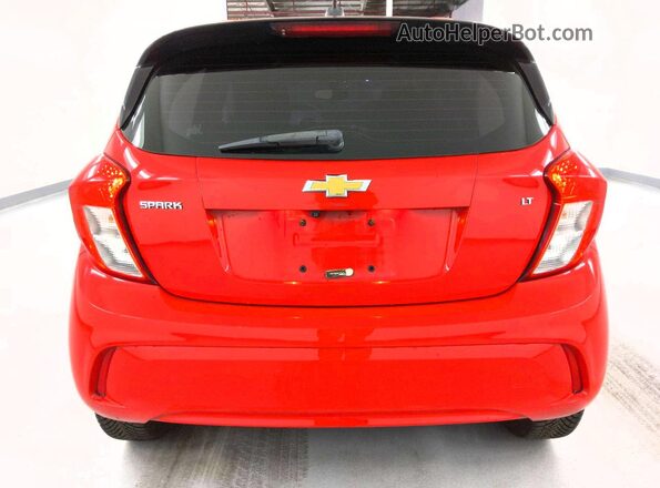 KL8CD6SA7JC456757 2018 CHEVROLET SPARK Red Հետևի տեսք