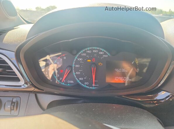 KL8CD6SA7KC776341 2019 CHEVROLET SPARK White Instrument cluster view