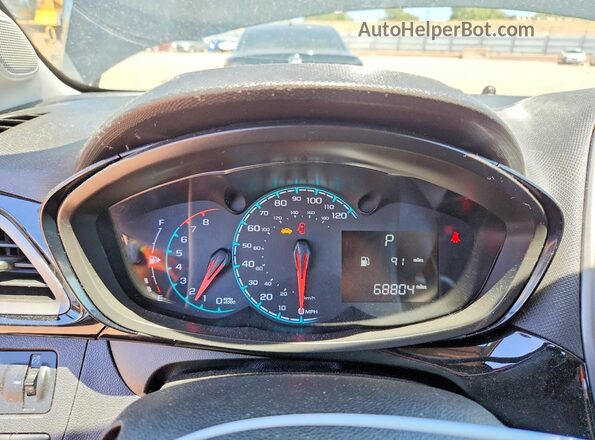 KL8CD6SA7MC746226 2021 CHEVROLET SPARK Black Vista del cuadro de instrumentos