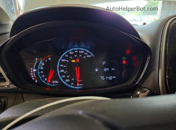 KL8CD6SA8LC455605 2020 CHEVROLET SPARK Silver Vista del cuadro de instrumentos