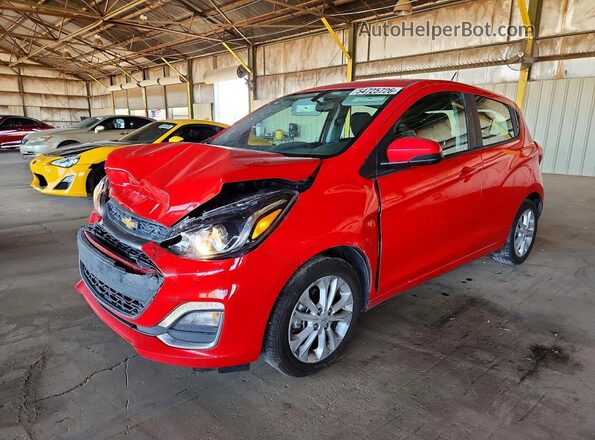 KL8CD6SA8MC727216 2021 CHEVROLET SPARK Red Հետևի ձախ