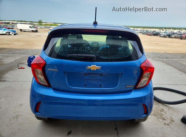 KL8CD6SA9JC453424 2018 CHEVROLET SPARK Blue Вид ззаду