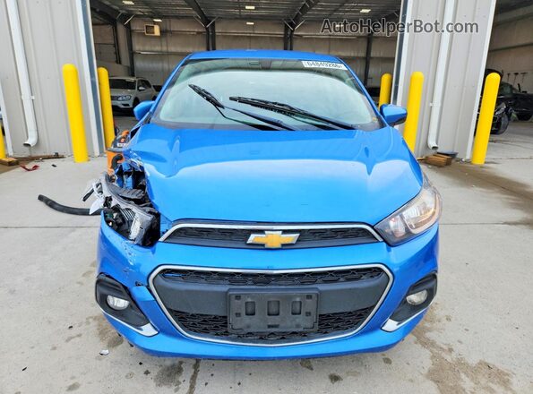 KL8CD6SA9JC453424 2018 CHEVROLET SPARK Blue Вид спереду