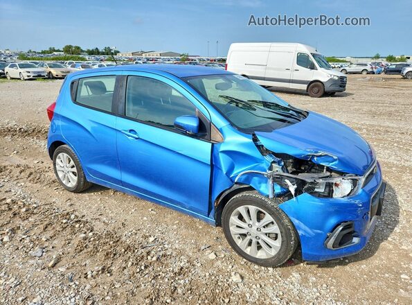 KL8CD6SA9JC453424 2018 CHEVROLET SPARK Blue Передня права чверть