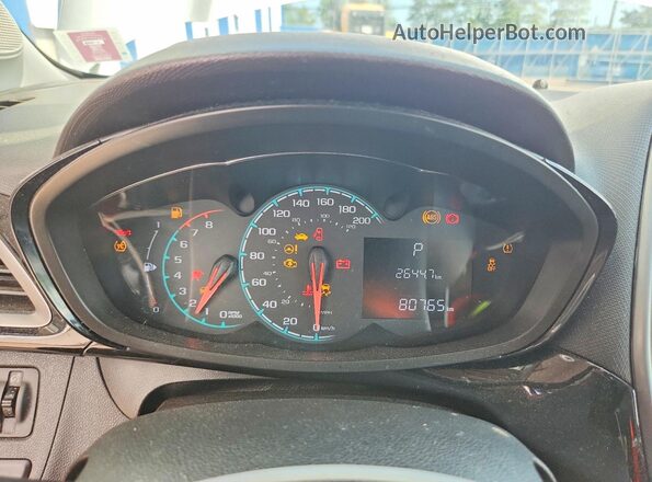 KL8CD6SA9LC480660 2020 CHEVROLET SPARK Серебряный Вид щитка приборов