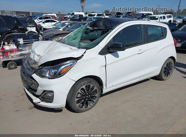 KL8CD6SA9NC027965 2022 CHEVROLET SPARK White Առջևի ձախ երեք քառորդ տեսարան
